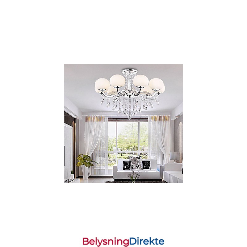 Lysekrone I Krystall, Luksuriøs Moderne Livsstil, 9 Lys