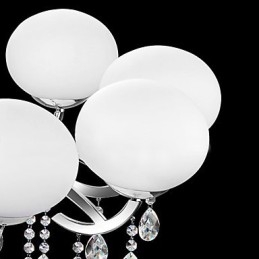 Lysekrone I Krystall, Luksuriøs Moderne Livsstil, 9 Lys