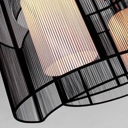 Taklampe Moderne Design 2 Lys Svart