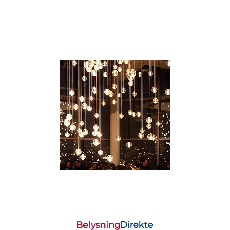 All Over The Sky Star Bocci Droplight Aurora Borealis Moderne Glasskrystalllampe