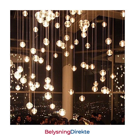 All Over The Sky Star Bocci Droplight Aurora Borealis Moderne Glasskrystalllampe