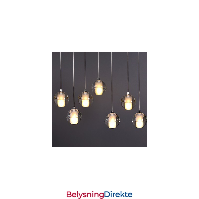 All Over The Sky Star Bocci Droplight Aurora Borealis Moderne Glasskrystalllampe