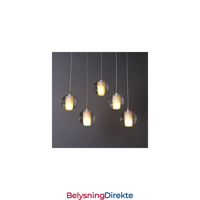 All Over The Sky Star Bocci Droplight Aurora Borealis Moderne Glasskrystalllampe