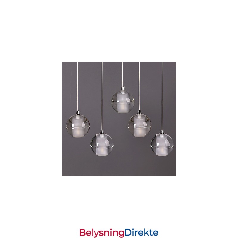 All Over The Sky Star Bocci Droplight Aurora Borealis Moderne Glasskrystalllampe