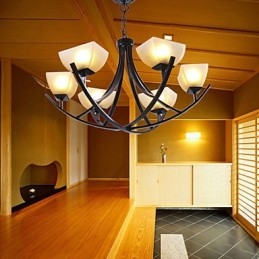 Antikkinspirert Pendellampe Med 6 Lys