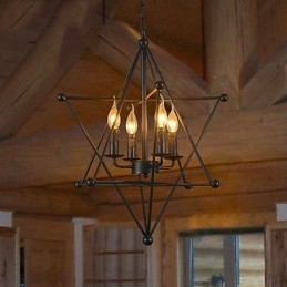 Retro Klassiske Metalltaklamper Enkle Pendellamper Kafependellampe