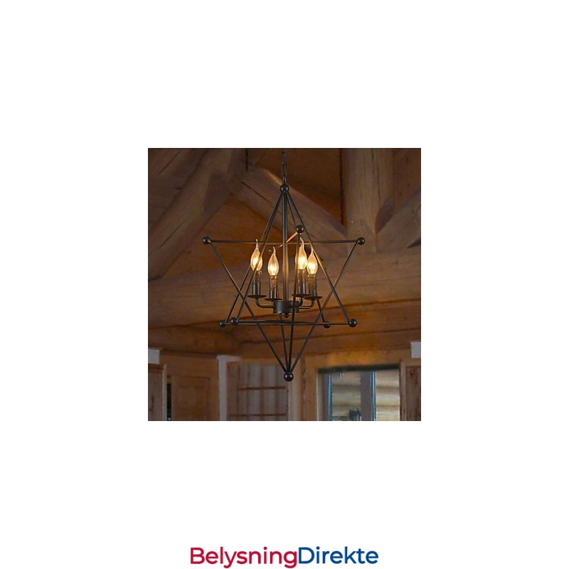 Retro Klassiske Metalltaklamper Enkle Pendellamper Kafependellampe