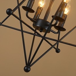 Retro Klassiske Metalltaklamper Enkle Pendellamper Kafependellampe