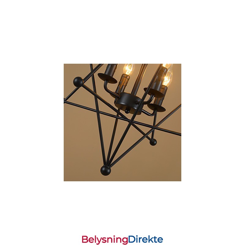 Retro Klassiske Metalltaklamper Enkle Pendellamper Kafependellampe