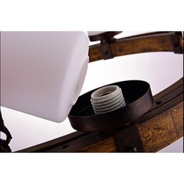 Vintage Gammel Tre Lysekrone