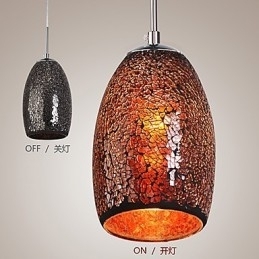 Tradisjonell Klassisk Vintage Maleri Metall Pendellampe