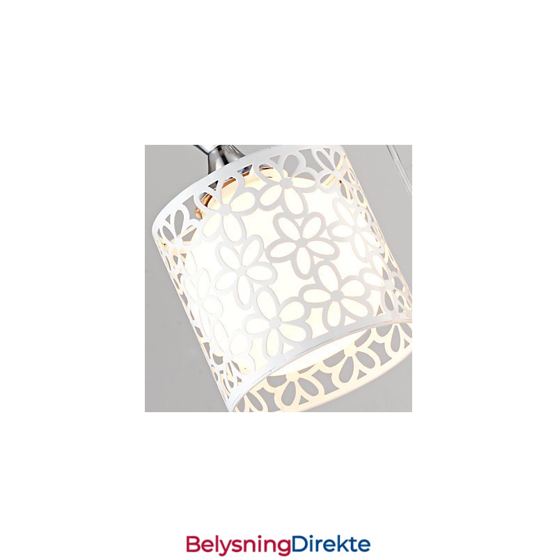 Moderne Og Kontraktsfestet Tre Kreative Krystalldråpelamper I Smijern