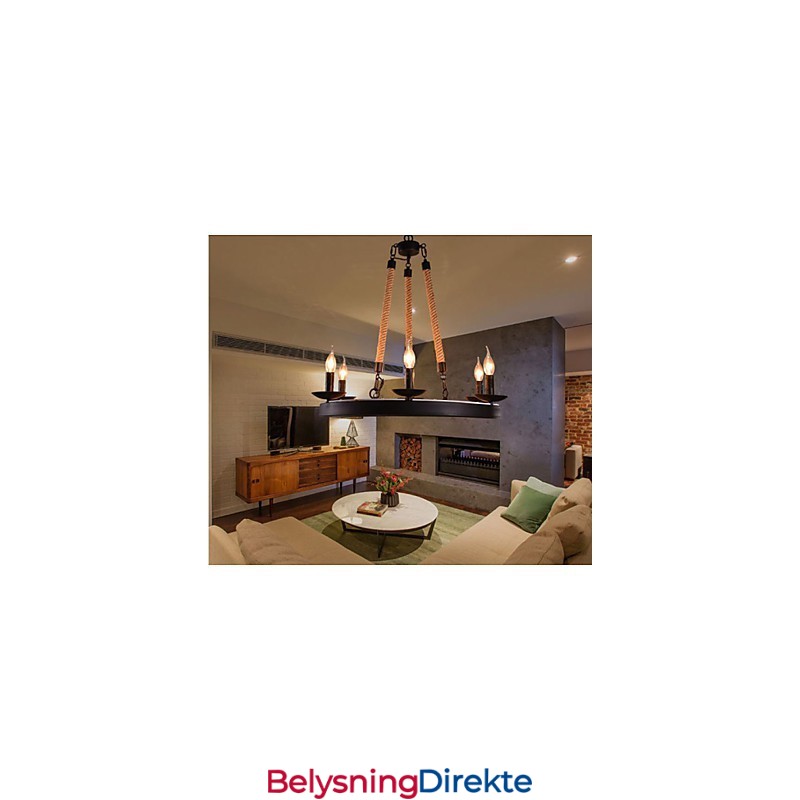 Jerntau-Lysekrone Kafélysekrone