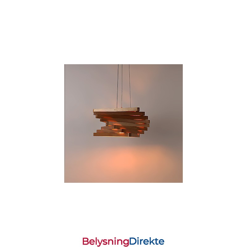 1 Tradisjonell Klassisk Landlig Mini-Stil Pendellampe I Tre Og Bambus