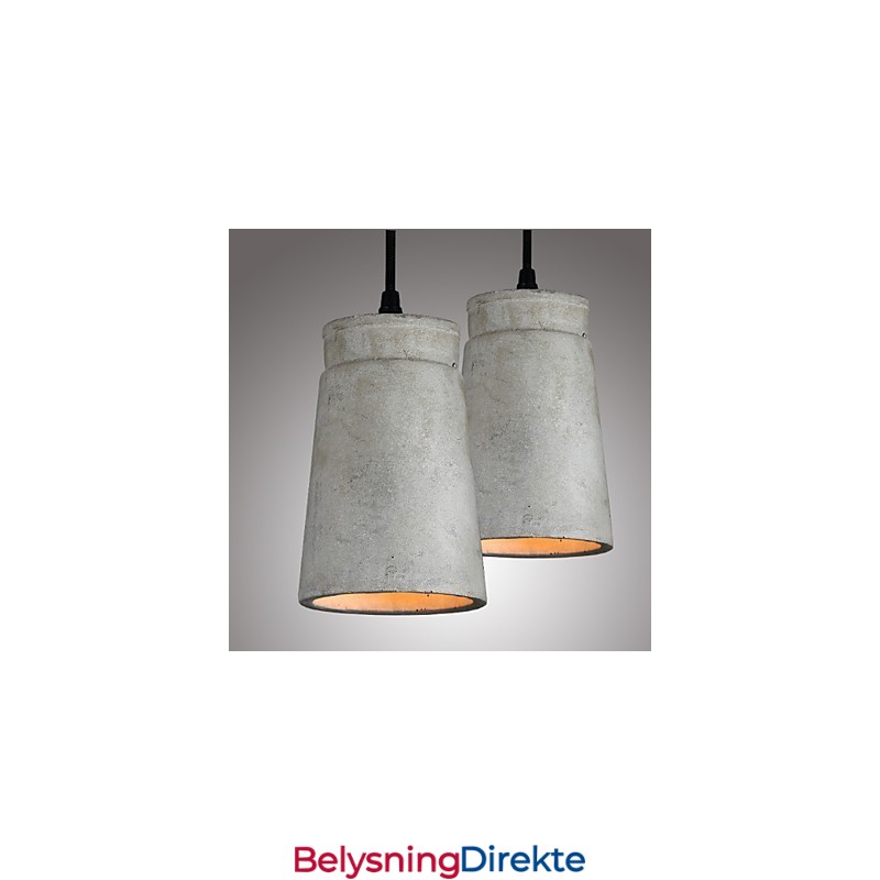 Den Nordiske Minimalistiske Retro Pendellampen I Sement, Vintage-Lampe