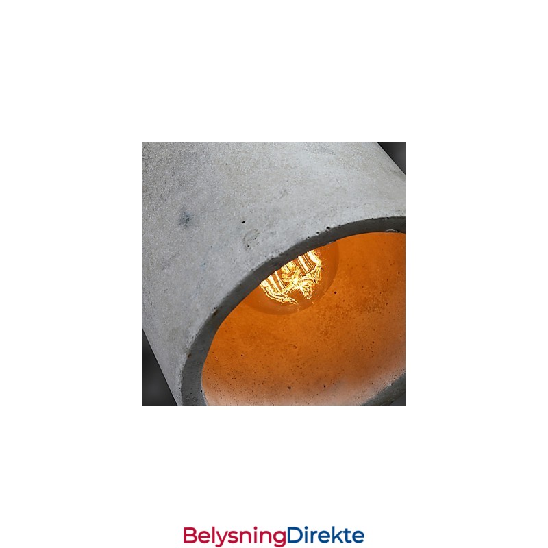 Den Nordiske Minimalistiske Retro Pendellampen I Sement, Vintage-Lampe