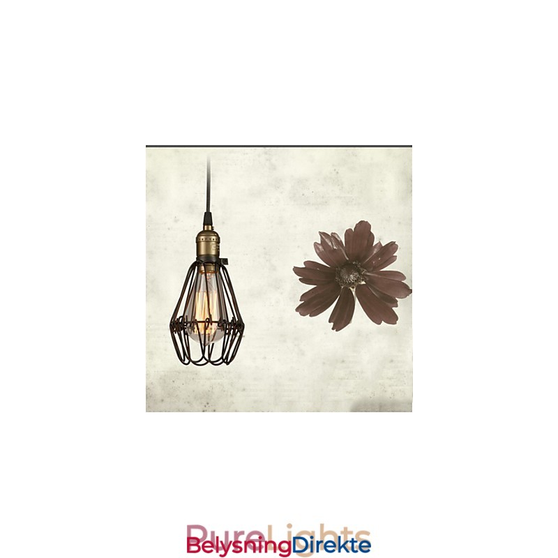 Pendellamper Vintage Amerikansk Landlig Stil Som Restaurerer Gamle Skikker Smijerns Liten Burlampe