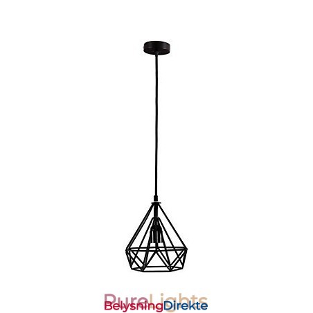 Retro Mini-Stil Maleri Metall Pendellampe Garasje