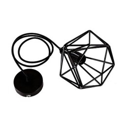 Retro Mini-Stil Maleri Metall Pendellampe Garasje