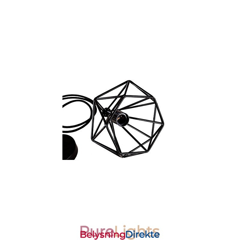 Retro Mini-Stil Maleri Metall Pendellampe Garasje