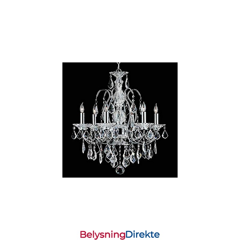 Tradisjonell Klassisk Krystallkrone I Metall