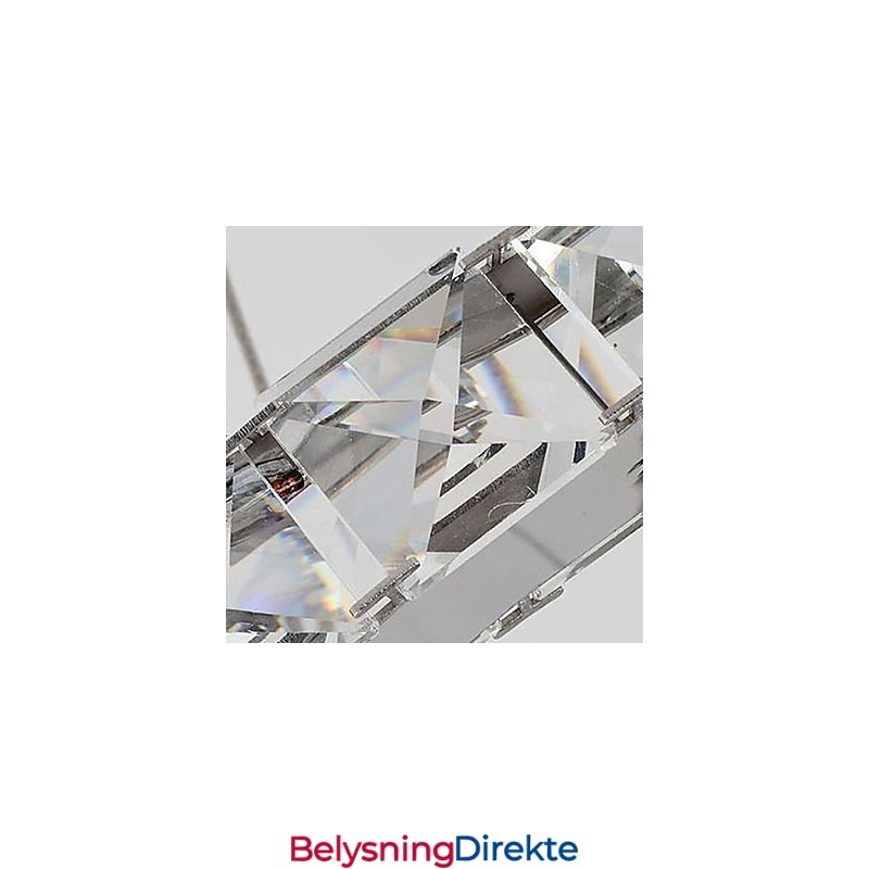 Moderne Samtidskrystall Galvanisert Metalllysekrone