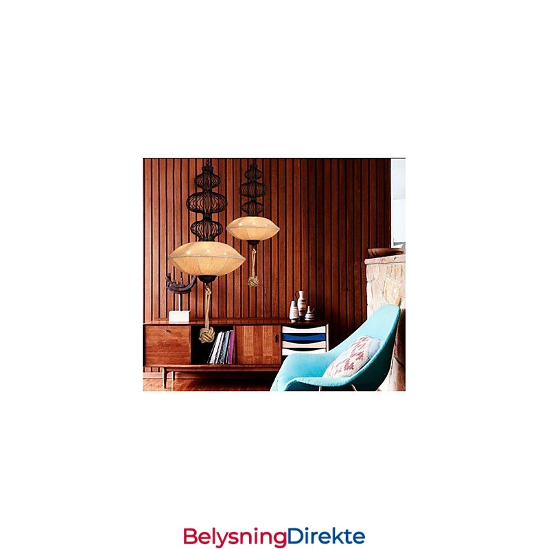 Nordisk Retro Industriell Hamp Kreative Fugleburlamper