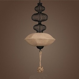 Nordisk Retro Industriell Hamp Kreative Fugleburlamper