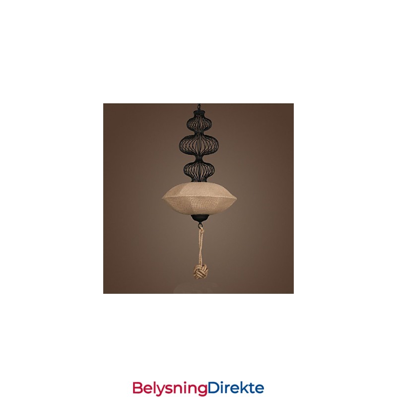 Nordisk Retro Industriell Hamp Kreative Fugleburlamper