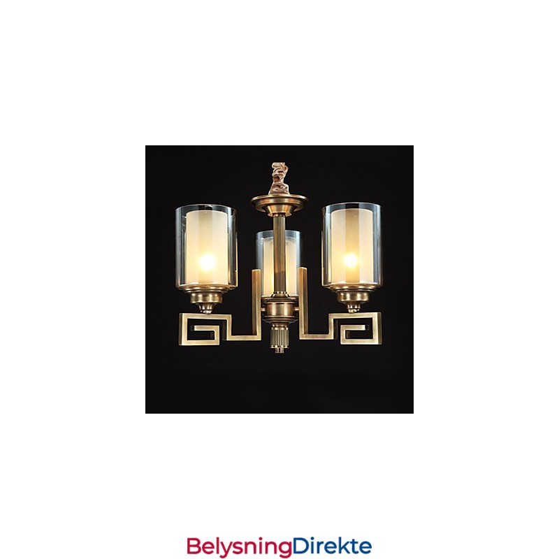 Kinesisk Stillampe Kobberlampe Kobberlampe