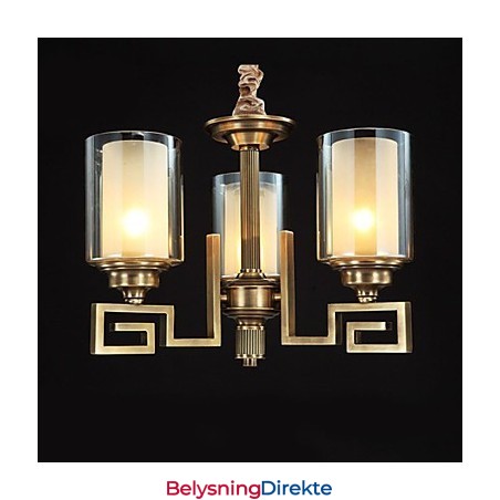 Kinesisk Stillampe Kobberlampe Kobberlampe