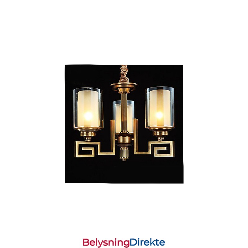 Kinesisk Stillampe Kobberlampe Kobberlampe