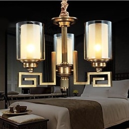 Kinesisk Stillampe Kobberlampe Kobberlampe