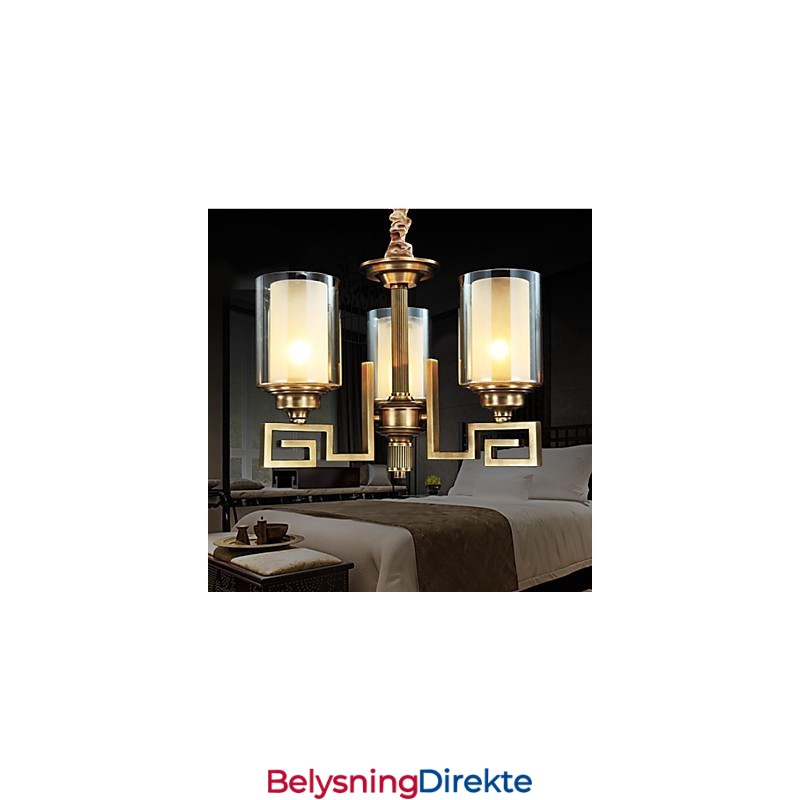 Kinesisk Stillampe Kobberlampe Kobberlampe