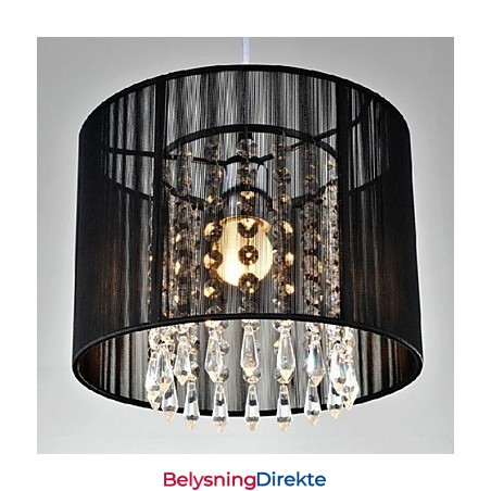 Moderne Og Moderne Krystallkrommetallpendellampe