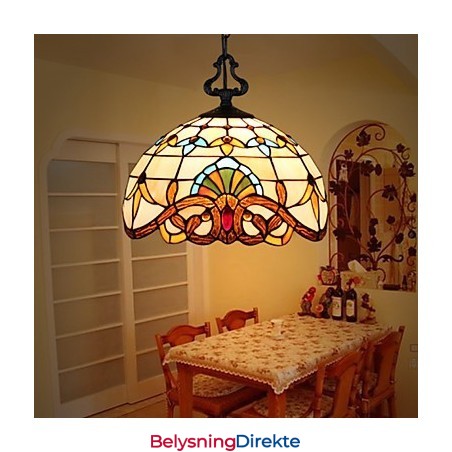 1 Meter Europeisk Pastoral Lampe Kreativ Kunst Glass Liten Dråpelampe