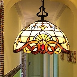 1 Meter Europeisk Pastoral Lampe Kreativ Kunst Glass Liten Dråpelampe