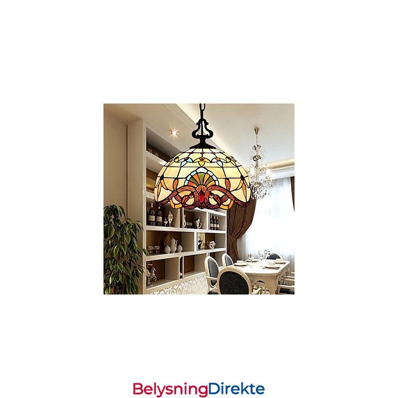 1 Meter Europeisk Pastoral Lampe Kreativ Kunst Glass Liten Dråpelampe