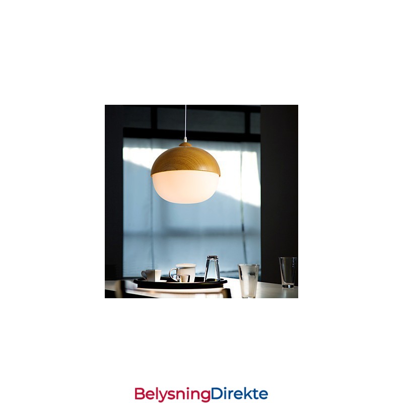 Nordisk Kontraktert Sopp Kreative Nøtter Enkelthodet Glass Lysekronelampe Lys