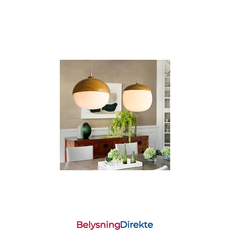 Nordisk Kontraktert Sopp Kreative Nøtter Enkelthodet Glass Lysekronelampe Lys