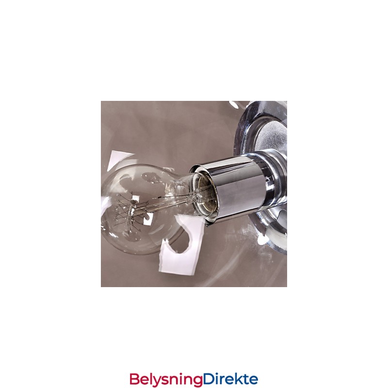 Moderne, Samtidskunstnerisk Globeformet Anodisert Pendellampe I Ministil