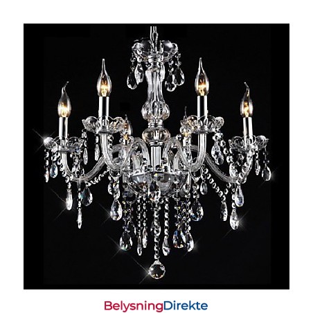 Tradisjonell Klassisk Vintage Krystall Galvanisert Krystalllysekrone