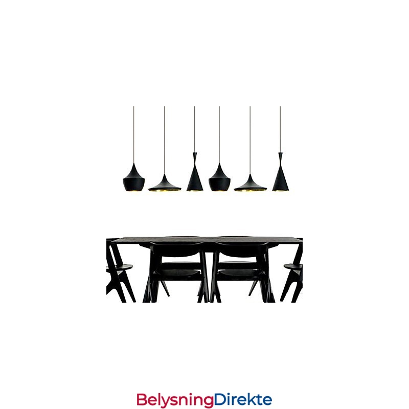 Mini-Stil Maleri Metall Pendellampe