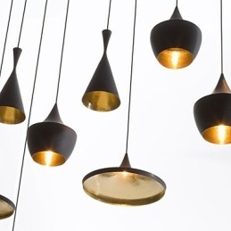 Mini-Stil Maleri Metall Pendellampe