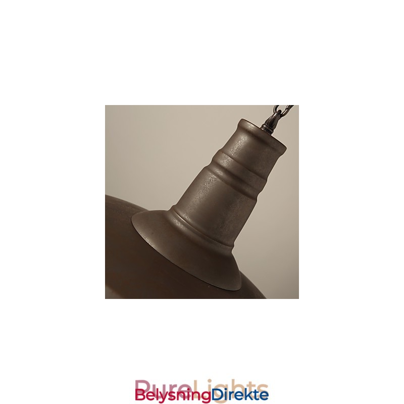 Retro Pendellampe Med 1 Lys, Gammel Metall, Skjerm, Butikk