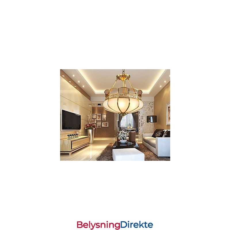 Den Klassiske Kobber Halvtaklampen I Kobberveranda