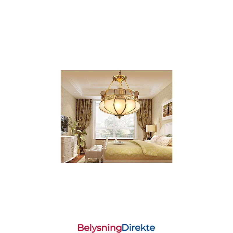 Den Klassiske Kobber Halvtaklampen I Kobberveranda