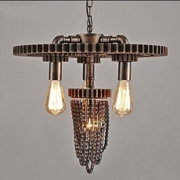 Industriell Vindkaféstudioutstyr Trehodelampe