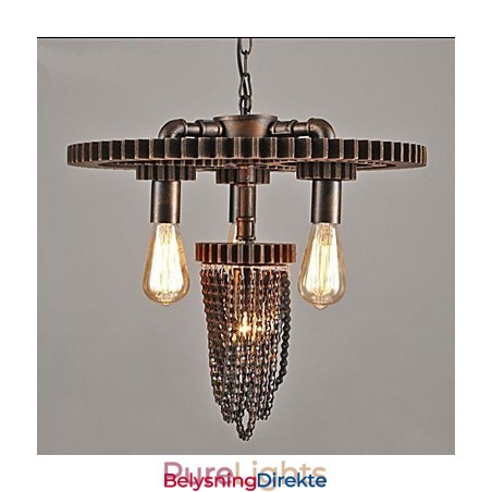 Industriell Vindkaféstudioutstyr Trehodelampe