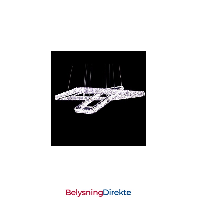 Moderne, Moderne Krystallmetallpendellampe